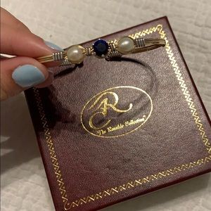 Two pearl and Sapphire Ronaldo bracelet